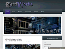 Tablet Screenshot of cettiworks.com